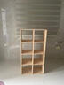 實(shí)木落地置物柜格子柜防塵收納儲物柜矮柜自由組合書(shū)架幼兒園書(shū)柜 組合款2門(mén)+3門(mén)【無(wú)漆松木】150CM 曬單實(shí)拍圖