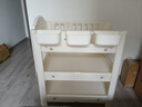 leeoeevee鹿兒尿布臺寶寶洗澡臺多功能護理臺換尿布可移動(dòng)喂養臺新生嬰兒床 裸尿布臺+晾衣桿+3個(gè)掛盒 曬單實(shí)拍圖
