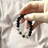 【去霉運轉運】收藏級天然烏金黑曜石黑發(fā)晶幸運手鏈女本命年原創(chuàng  ) 去霉運轉運天然黑曜石黑發(fā)晶手鏈 直徑8mm(手圍14cm) 曬單實(shí)拍圖