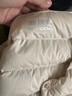 波司登25年秋羽絨服90絨女士修身短款休閑輕薄圓領(lǐng)新年紅外套 曬單實(shí)拍圖