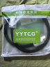 YYTCG 發(fā)燒電源線(xiàn)6N單晶銅音響功放電源線(xiàn) CD機膽機音箱連接線(xiàn) 國標1米 曬單實(shí)拍圖