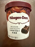 哈根達斯（Haagen-Dazs）比利時(shí)巧克力口味大桶冰淇淋473ml 家庭裝 雪糕 曬單實(shí)拍圖