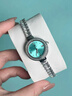 克萊心星芒系列手表女款2026新款女士高級輕奢腕表送女友女神節生日禮物 星貝銜光-晴山青【禮盒裝】 曬單實(shí)拍圖