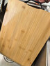 京東京造 菜板 砧案板切菜家用雙面廚房竹板【天然楠竹】38*28*1.7cm 曬單實(shí)拍圖