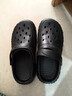 俞兆林（YUZHAOLIN）洞洞鞋男士戶(hù)外開(kāi)車(chē)涼鞋沙灘鞋包頭拖鞋男外穿 YF093 黑色 曬單實(shí)拍圖