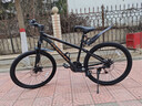 鳳凰官方旗艦店山地自行車(chē)男女士變速單車(chē)青少年學(xué)生越野公路賽車(chē)途瑞 鋼架【輻條】消光黑 26寸【適合160-185cm】 24速 曬單實(shí)拍圖