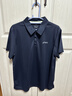 亞瑟士（asics）兒童26年夏季吸濕速干科技輕量透氣POLO運動(dòng)短袖 5003藏青色 175 曬單實(shí)拍圖