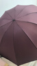 天堂 雙人雨傘三折 雨傘加大加固三折晴雨傘全鋼十骨大傘 深栗紅 曬單實(shí)拍圖