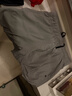 YPB(AF旗下)男裝25夏季motionTEK美式松緊腰運動(dòng)短褲116-5003 灰色 M (180/80A) 曬單實(shí)拍圖