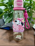 希樂(lè )（cille）兒童水杯小女孩上學(xué)書(shū)包便攜雙飲母嬰耐高溫PPSU材質(zhì)塑料飲水杯子 曬單實(shí)拍圖