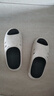 稻草人運動(dòng)拖鞋男士氣墊減震四季居家戶(hù)外穿沙灘防滑踩屎感涼拖 白40-41 曬單實(shí)拍圖
