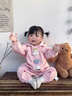 G.duck小黃鴨嬰兒衣服春秋裝新生兒連體衣女寶寶沖鋒衣外套洋氣連帽哈衣 粉色 90cm 90尺碼1~2歲【 80-】cm 曬單實(shí)拍圖