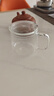憶壺茶 茶杯耐熱玻璃杯 帶把手牛奶杯玻璃蓋子家用女士玻璃杯泡茶杯 素顏杯-360ML 曬單實(shí)拍圖