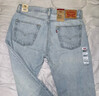 Levi's李維斯26年春夏新款男士美式復古輕通勤555寬松直筒牛仔褲 淺藍色 31 (32) 曬單實(shí)拍圖
