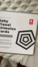 babycare黑白視覺(jué)卡片新生嬰兒玩具0-3歲追視卡4本裝 曬單實(shí)拍圖