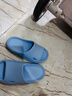 樸西小鯊魚(yú)兒童拖鞋軟底男童洗澡防滑居家室內拖鞋女童 原力藍 32-33 曬單實(shí)拍圖