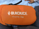 黑冰（BLACKICE）新款【B系列鴨絨木乃伊式羽絨睡袋】戶(hù)外露營(yíng)單人羽絨睡袋 橘色 B700 M碼（新標準） 曬單實(shí)拍圖
