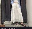 UR2025秋季新款女裝休閑松緊腰超寬松A字半裙UWM550028 曬單實(shí)拍圖