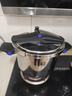 康巴赫（KOBACH）德式高壓鍋304不銹鋼壓力鍋多重防爆單手開(kāi)合折疊可立電磁爐可用 曬單實(shí)拍圖
