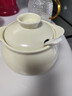 京東京造1300ML大容量豬油罐陶瓷鹽罐油罐壺調料罐調味罐辣椒油罐-奶油白 曬單實(shí)拍圖