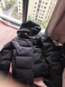 優(yōu)衣庫男裝女裝無(wú)縫羽絨連帽外套夾克羽絨服478279 09 黑色 XL 曬單實(shí)拍圖