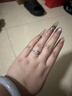 DR鉆戒手捧花莫桑鉆戒純銀鍍鉑金求婚結婚戒指送女朋友情人節禮物 手捧花1克拉鉆戒 贈送專(zhuān)柜禮盒＋權威證書(shū) 開(kāi)口可調節 曬單實(shí)拍圖