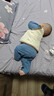 翹腳鴨嬰兒衣服新生兒連體衣a類(lèi)純棉幼兒爬爬服滿(mǎn)月男女寶寶睡衣春秋季 曬單實(shí)拍圖