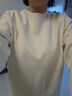 京東京造衛衣女外套春秋季女新款外套潮流高級感潮流女裝 奶油米 M 曬單實(shí)拍圖