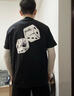 斯圖西（stussy）·斯圖西皇冠骰子印花圓領(lǐng)短袖T恤男女同款情侶寬松休閑上 黑色(皇冠骰子) L 曬單實(shí)拍圖