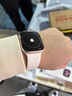 Apple/蘋(píng)果 Watch S11 智能手表GPS款46毫米玫瑰金色鋁金屬表殼淡桃粉色運動(dòng)型表帶S/M MEVT4CH/B 曬單實(shí)拍圖