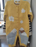 秋冬新款寶寶長(cháng)袖休閑針織連體衣批發(fā)棉紗哈衣萌寶爬爬服連身衣潮 黃色 90cm 曬單實(shí)拍圖