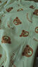 Aengbay昂貝【孕媽有禮】春裝新生嬰兒衣服純棉初生和尚服哈衣寶寶連體衣 小熊餅干 59cm 曬單實(shí)拍圖