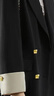 她池翻領(lǐng)廓形西服女2026春裝新撞色拼接長(cháng)袖雙排扣西裝外套 曬單實(shí)拍圖
