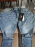 駱駝（CAMEL）男裝直筒牛仔褲春夏季舒適棉感彈力修身復古水洗長(cháng)褲子M14CA1S716 曬單實(shí)拍圖