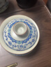 不拙單麗華老師三才蓋碗茶碗單個(gè)防燙單人茶具一人飲青花瓷汝窯蓋碗 曬單實(shí)拍圖