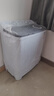 揚子中國揚子集團洗衣機半自動(dòng)大容量家用雙桶雙缸洗衣機18公斤脫水自潔雙筒 15公斤【洗10KG + 5KG】2人用租房款 雙缸 雙桶 曬單實(shí)拍圖