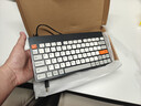 B.O.W航世 K620U有線(xiàn)鍵盤(pán) 辦公鍵盤(pán) 超薄便攜鍵盤(pán) 79鍵 臺式筆記本巧克力按鍵小鍵盤(pán) 橙灰黑 曬單實(shí)拍圖