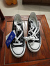 回力經(jīng)典男女低幫帆布鞋春秋板鞋休閑鞋跑步情侶運動(dòng)鞋391黑色41 曬單實(shí)拍圖