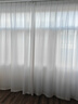 家菲（jiafei）幻影紗窗簾紗簾2025新款透光不透人客廳飄窗陽(yáng)臺白色窗紗防曬隔熱 幻影紗-珍珠白（真透光不透人）-當天發(fā) 寬3*高2.7米掛鉤款1片 曬單實(shí)拍圖