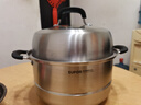 蘇泊爾（SUPOR）蒸鍋304不銹鋼家用高拱蓋湯蒸鍋雙層蒸架燉煮鍋大容量電磁爐通用 8.4L 2層 28cm 曬單實(shí)拍圖