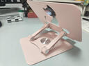 聲卡漫平板支架可旋轉金屬ipad支撐架matepad11.5s桌面pad電腦散熱打游戲戲繪畫(huà)可愛(ài)通用便攜折疊散熱器 【貓咪款】公主粉【可旋轉-可折疊-超穩固】 曬單實(shí)拍圖
