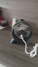 強勁風(fēng)力桌面小風(fēng)扇靜音學(xué)生宿舍辦公室午休usb電風(fēng)扇即插即用小型家用客廳臥室大風(fēng)力迷你臺扇XC3 【翠意綠】風(fēng)柔輕音+USB直插+輕巧便攜 曬單實(shí)拍圖