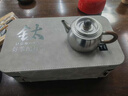 FLOGO德國品牌純鈦茶具套裝茶壺旅行家用外出便攜車(chē)載壺茶杯功夫茶具 純鈦茶具【木紋平肩壺10件套+便攜旅行包】 曬單實(shí)拍圖