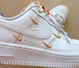 耐克NIKE女空軍一號AF1 運動(dòng)鞋FV3654-111帆白35.5 曬單實(shí)拍圖