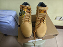 卡特（CAT）經(jīng)典大黃靴輕量防潑水升級款男鞋新款短筒牛皮馬丁靴男靴 黃色 43 曬單實(shí)拍圖