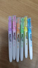 得力不易暈染熒光筆 航天星艦隊6色熒光筆 考試復習劃重點(diǎn)彩色醒目標記筆手帳筆 6支/盒SK703 曬單實(shí)拍圖