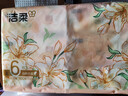 潔柔抽紙 繁花系列3層100抽*6包 可濕水面巾紙 柔韌不易掉屑 提裝紙巾 曬單實(shí)拍圖