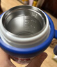 FGA富光兒童保溫杯寶寶吸管杯鴨嘴學(xué)飲316L不銹鋼喝水壺水杯子小蒂藍 曬單實(shí)拍圖