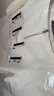 ELLE法式一字領(lǐng)設計感寬松短袖女2026夏新款休閑拉鏈通勤小眾T恤 白色 S 曬單實(shí)拍圖