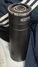 蘇泊爾（SUPOR）保溫杯男款智能顯溫水杯316L不銹鋼茶水分離泡茶杯送禮物車(chē)載杯子 曜石黑-500mL【觸屏顯溫】 曬單實(shí)拍圖
